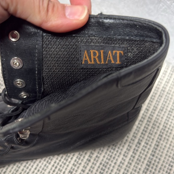 ARIAT WOMEN'S 6" LACE-UP HERITAGE II LACER BOOTS - ROUND TOE size 10 - Picture 3 of 9